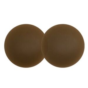 Sticky Adhesive Silicone Nipple Pasties - Reusable Nipple Covers (Dark Coffee)